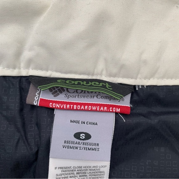 Columbia Snow Pants Woman Small Convert Base Trx Waterproof Breathable Snowboard - Picture 9 of 14